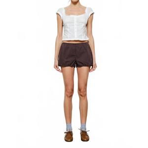 NEW LOUCIA ingrid ruffle top in white